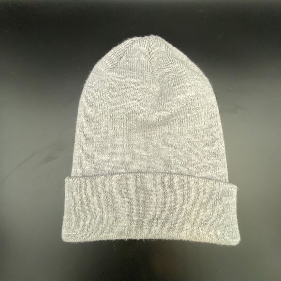 Eddie Bauer Grey Cuffed Knit Beanie One Size Unisex Winter Cozy - Picture 2 of 4